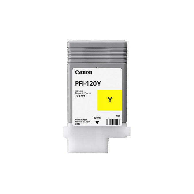 Tinta Canon PFI-120Y Yellow para TM-200, TM-205, TM-300, TM-305 - PFI-120Y