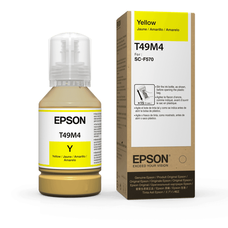 Botellas de Tinta de Sublimación Epson T49M420 | Color Amarillo para impresoras SureColor F170 F570 F571