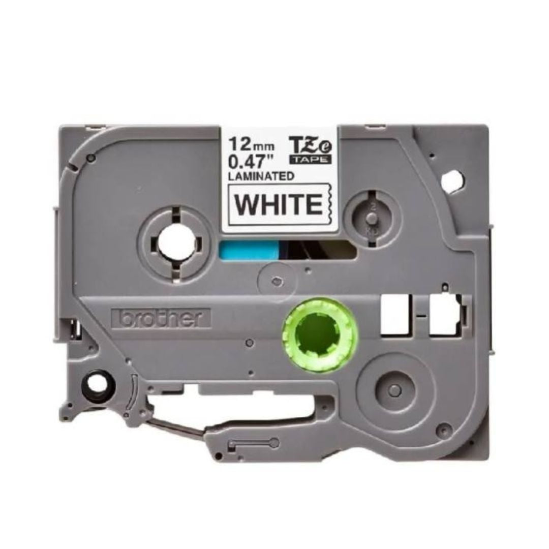 Cinta Laminada para uso interior y exterior Brother TZe-231 | 12 mm | 0.47" | Fondo Blanco y Letras Negras, modelo , Etiquetas
