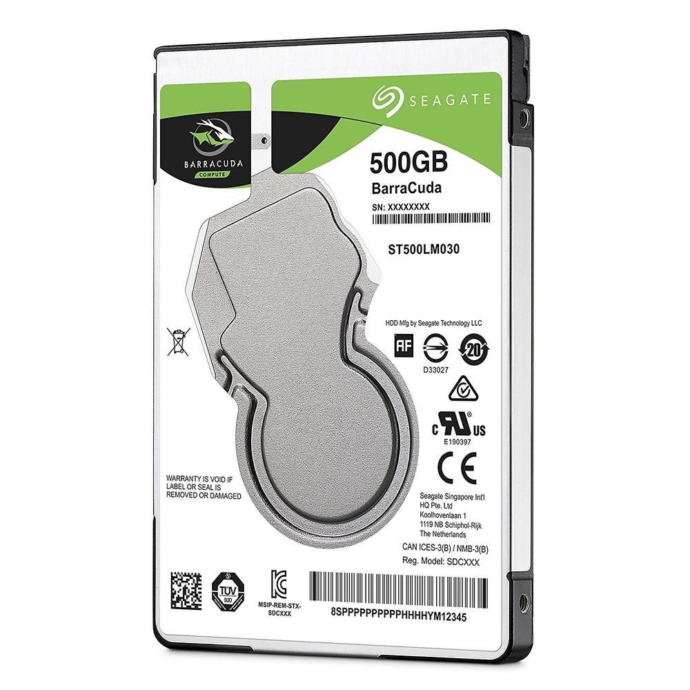 Disco Duro Seagate ST500LM030 2.5 pulgadas - 500GB, modelo , partes de computadora