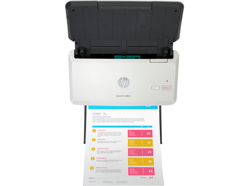 Escáner HP ScanJet Pro 2000 s2, modelo , escaner