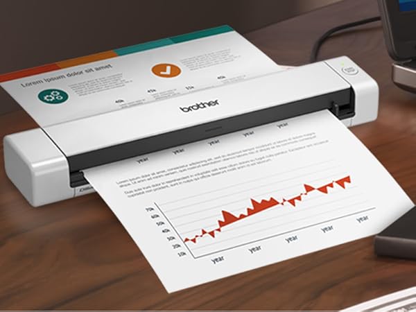 Escáner portátil Brother DSmobile DS-640, modelo , escaner