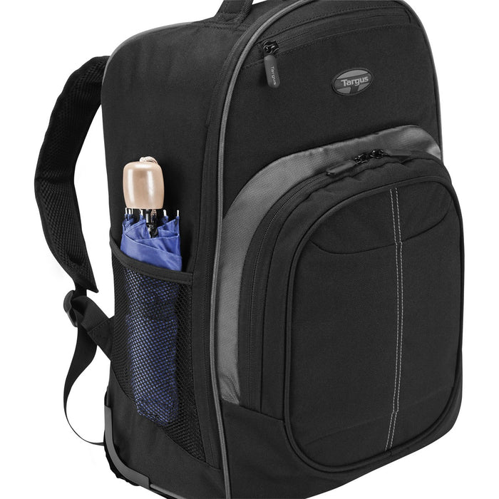 Mochila con ruedas Targus - 16" Compact Rolling Backpack - Black
