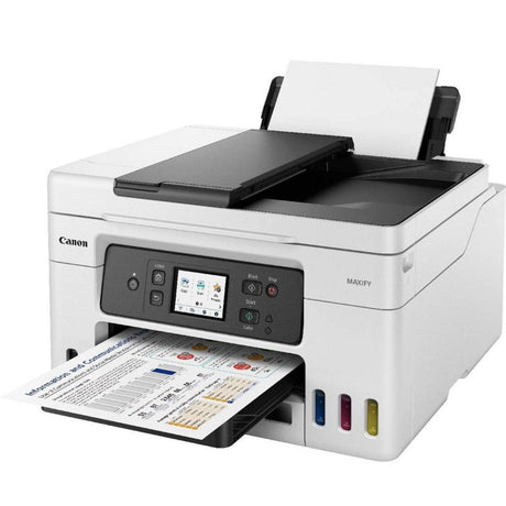 Impresora Canon Maxify GX4010 - Impresión Profesional - Inalámbrica - Velocidad 30 ppm negro y 18 ppm color 4 en 1 - Pantalla Táctil LCD 6.9 cm, modelo , Impresoras de Tinta