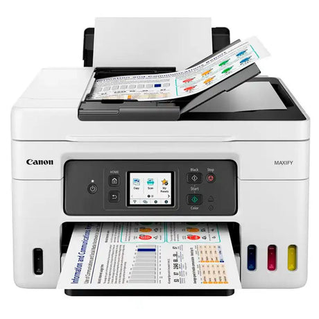 Impresora Canon Maxify GX4010 - Impresión Profesional - Inalámbrica - Velocidad 30 ppm negro y 18 ppm color 4 en 1 - Pantalla Táctil LCD 6.9 cm, modelo , Impresoras de Tinta