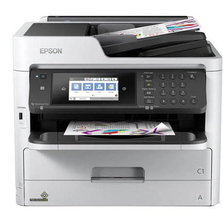 Impresora Epson WorkForce Pro WF-C5810 - Multifuncional a Color - Tecnología PrecisionCore Heat-Free - Velocidad 25 ISO ppm - Capacidad 10,000 Páginas, modelo , Impresoras de Tinta