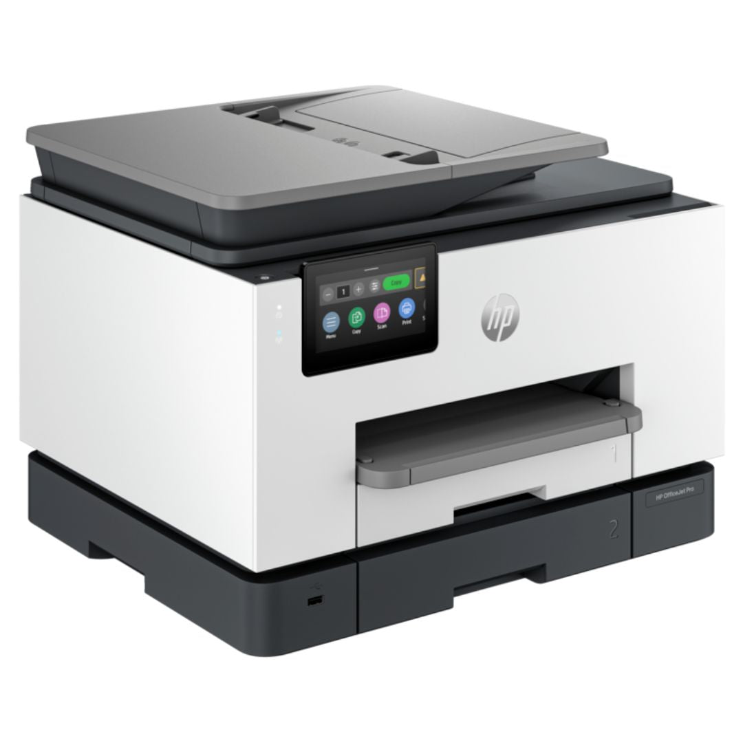 Impresora HP OfficeJet Pro 9130 Multifuncional - Profesionalismo y Eficiencia - Accesos Directos y Conexiones Seguras | 25 ppm Negro / 20 ppm Color, modelo , Impresoras de Tinta