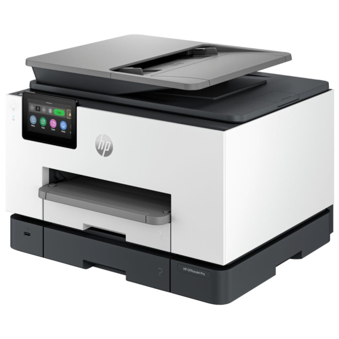 Impresora HP OfficeJet Pro 9130 Multifuncional - Profesionalismo y Eficiencia - Accesos Directos y Conexiones Seguras | 25 ppm Negro / 20 ppm Color, modelo , Impresoras de Tinta