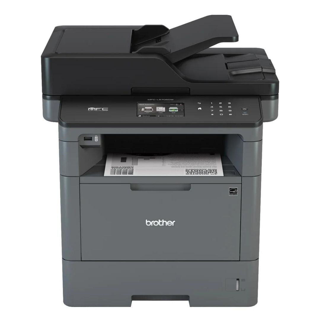 Impresora Laser Multifuncional monocromática Brother MFC-L5705DW | impresión dúplex, escaneo y copia y conexión inalámbrica a red | 42 ppm Negro, modelo , Impresoras Laser
