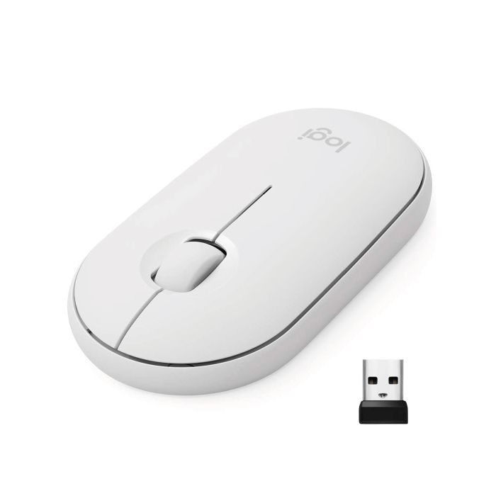 Mouse (Raton) Logitech Pebble M350 Blanco | Bluetooth, modelo , Mouse