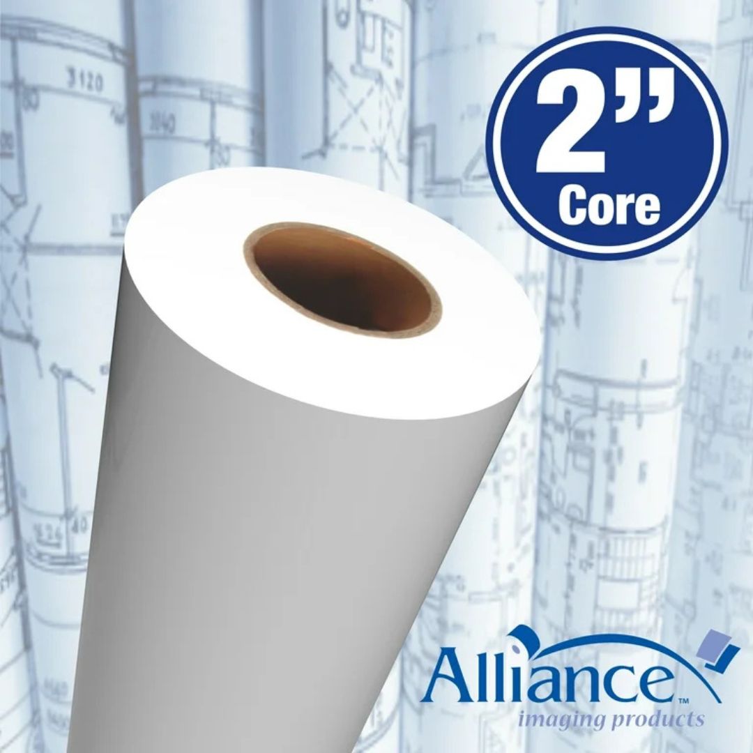 Rollo de Papel Alliance Bond Coated Bond 36" X 75 Pies, 46lb, núcleo de 2" para Ploter - 2212, modelo , Rollo de Papel