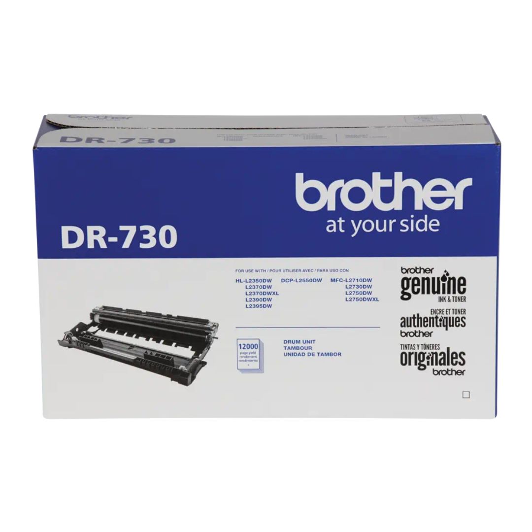 Tambor Brother DR-730 | DR730 | Para HL-L2350DW / HL-L2390DW / HL-L2395DW / HL-L2370DW / MFC-L2710DW / MFC-L2750DW, modelo , Toners