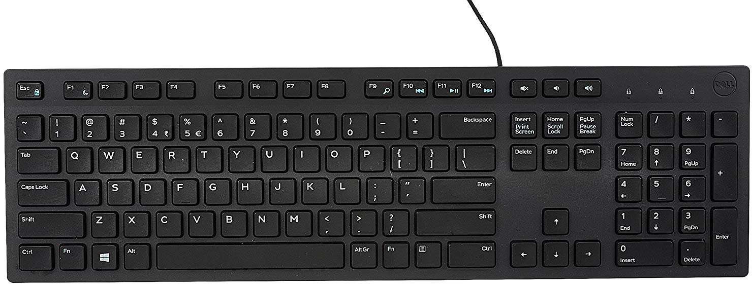 Teclado multimedia Dell-KB216 - español - negro, modelo , teclado