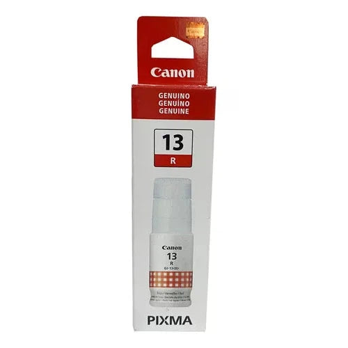 Tinta Canon GI-13R Rojo | Para Pixma G510 / G610, modelo , Tintas Canon