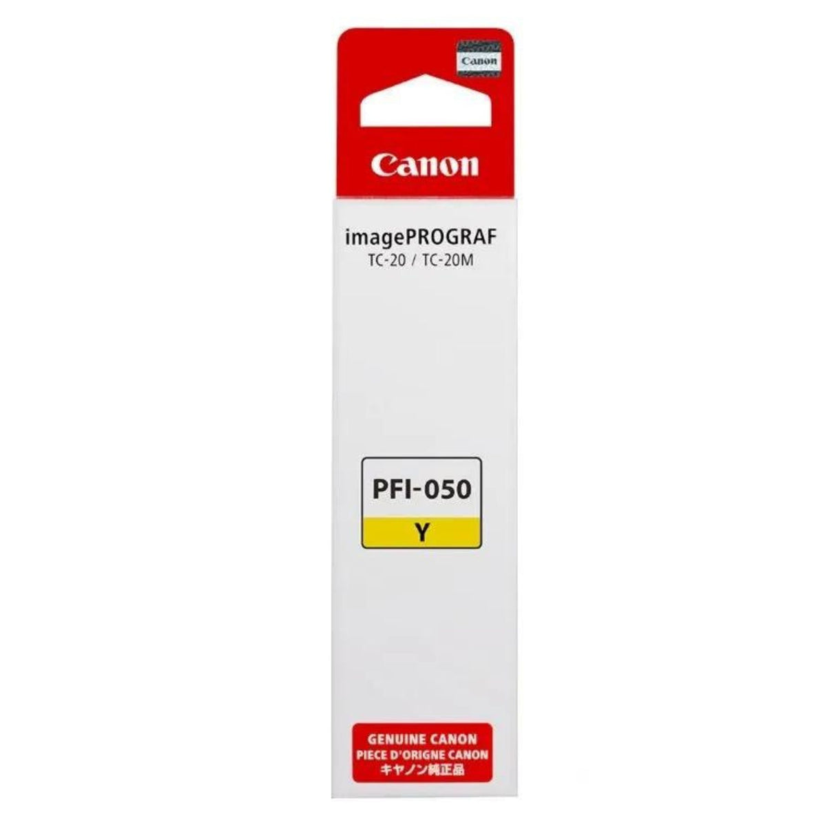 Tinta Canon PFI-050Y Amarillo | Para imagePROGRAF TC-20 / TC-20M, modelo , Tinta Canon Ploter
