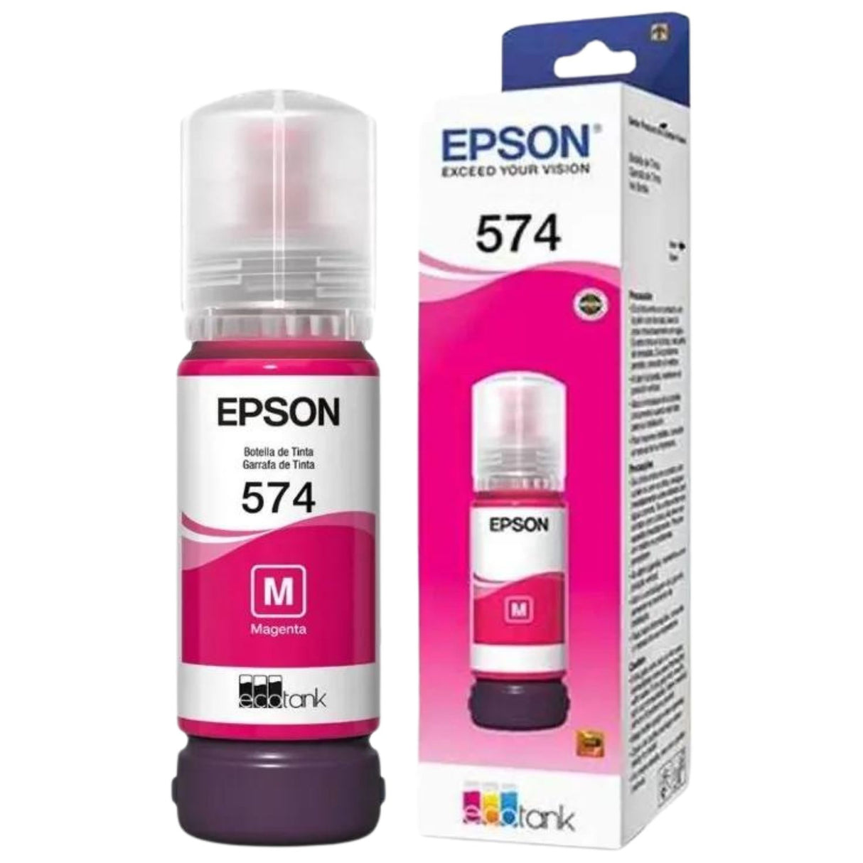 Tinta Epson T574320 - Magenta | Epson 574 | Ecotank L8050/L18050, modelo , Tintas Epson