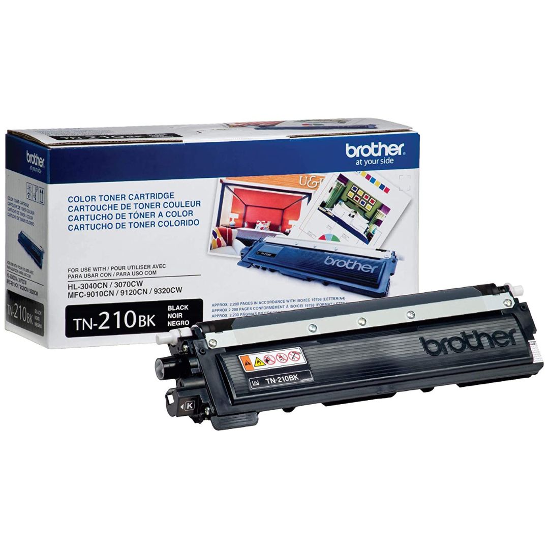 Toner Brother TN-210K | TN210K (Liquidación)| Para HL-3040CN / HL-3045CN / HL-3070CW / HL-3075CW / MFC-9010CN / MFC-9120CN / MFC-9125CN / MFC-9320CW / MFC-9325CW, modelo , Toners
