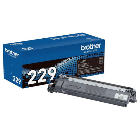 Toner Brother TN-229 Negro | TN229BK | Para HL-L3220CDW / HL-L3280CDW / HL-L3295CDW / HL-L3300CDW / HL-L8245CDW / MFC-L3720CDW / MFC-L3765CDW / MFC-L3780CDW / MFC-L8395CDW | 1,500 páginas, modelo , Toners