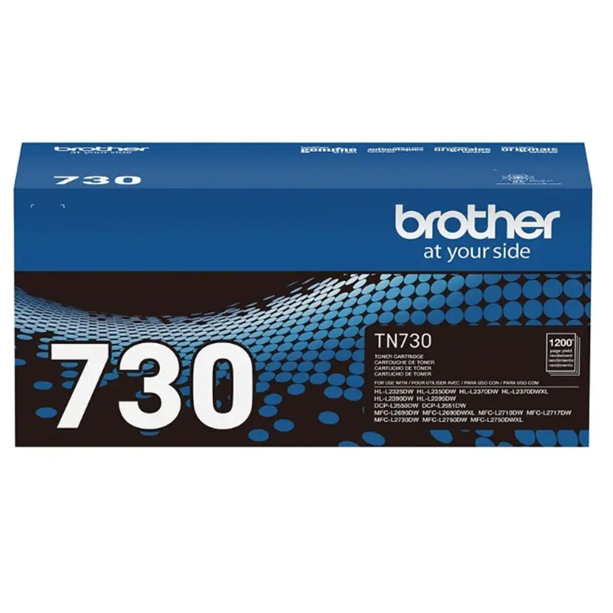 Toner Brother TN-730 | TN730 | Para HL-L2350DW / HL-L2390DW / HL-L2395DW / HL-L2370DW / MFC-L2710DW / MFC-L2750DW | 1,200 páginas, modelo , Toners