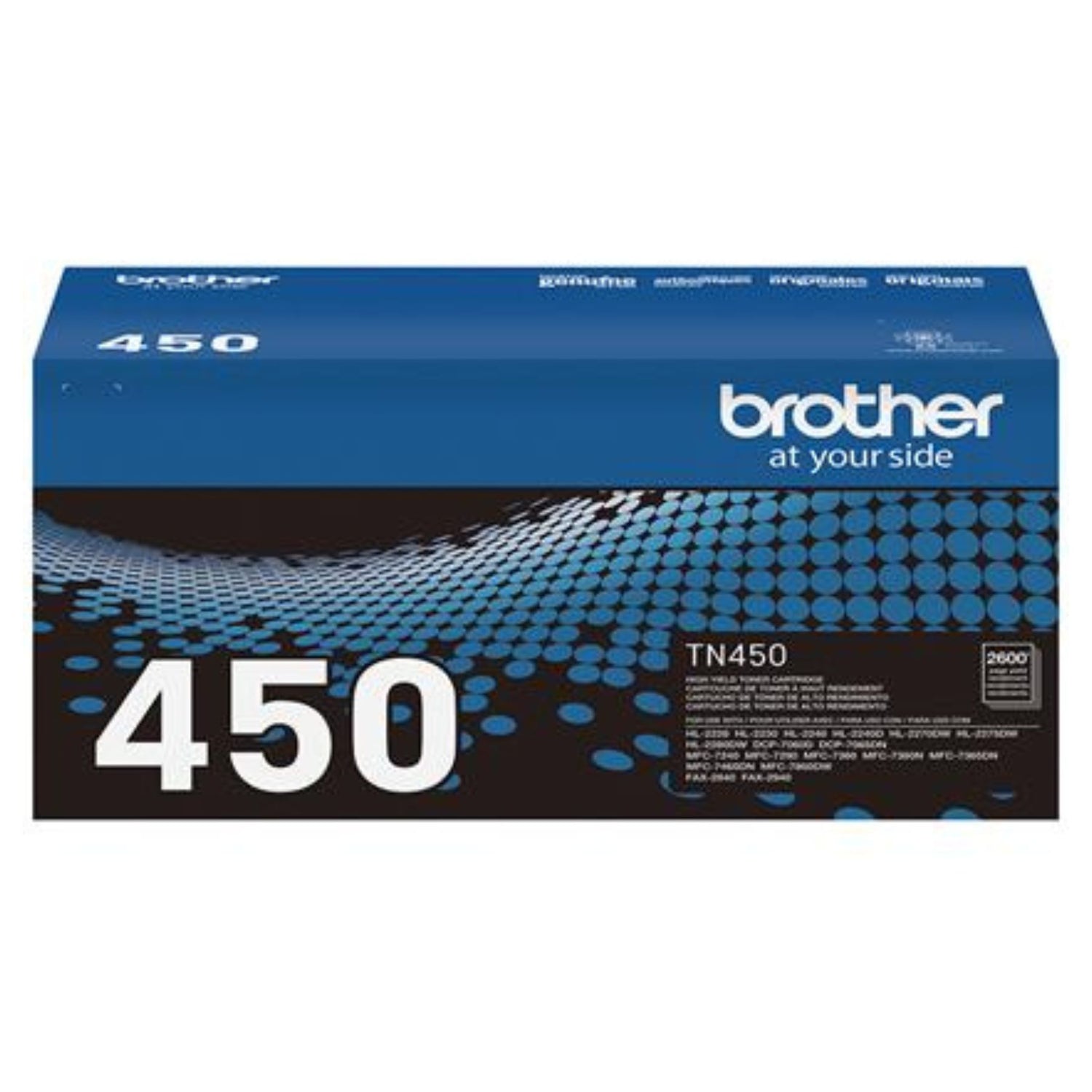 Toner Brother TN450 | TN-450 | Para DCP-7060D / DCP-7065DN / HL-2220 / HL-2230 / HL-2240 / HL-2240D / HL-2270DW / HL-2280DW / MFC-7360N / MFC-7460DN / MFC-7860DW | 2,600 páginas, modelo , Toners