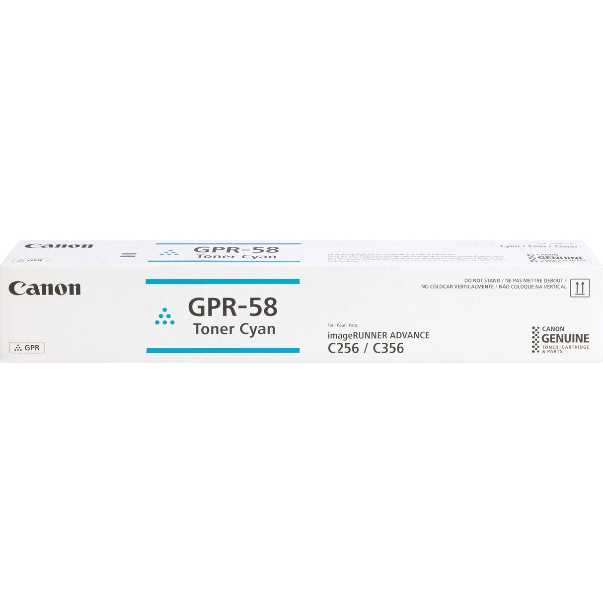 Toner Canon GPR-58 Cyan | GPR58 para Canon ImageRUNNER C256 / C356, modelo , Toners