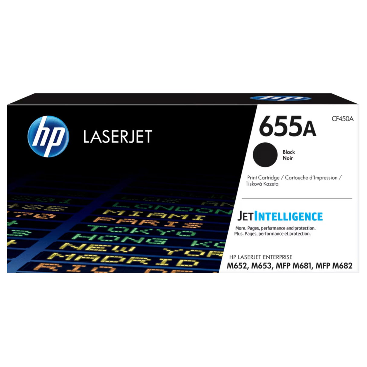 Toner Hp CF450A - 655A Negro | Para LaserJet Enterprise M652 / M653 / M681 / M682 | 12,500 páginas, modelo , Toners