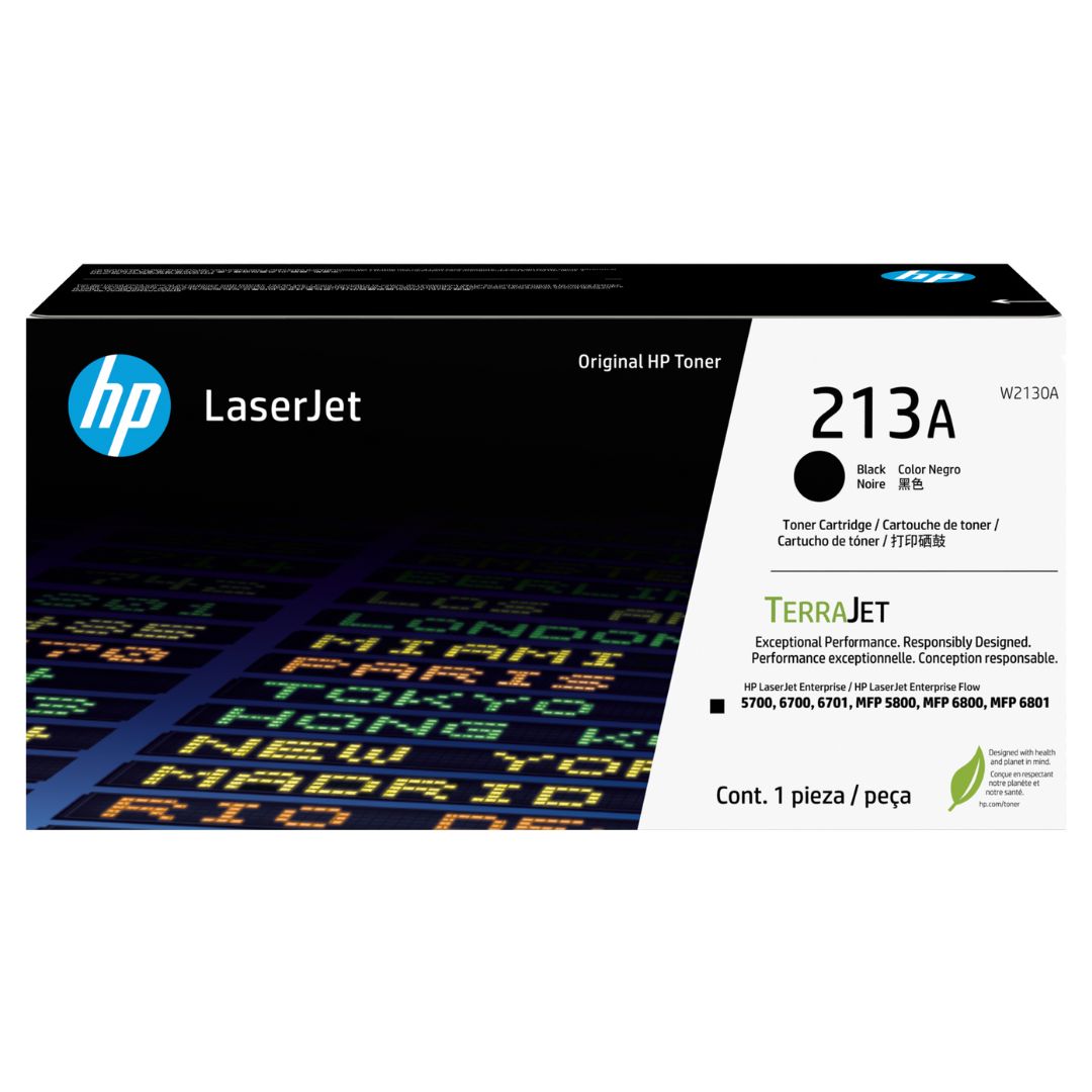 Toner Hp W2102A | Negro 213A | Para LaserJet Enterprise 5700 / 6700 / 6701 / MFP 5800 / MFP 6800 / MFP 6801 | 3,500 páginas, modelo , Toners