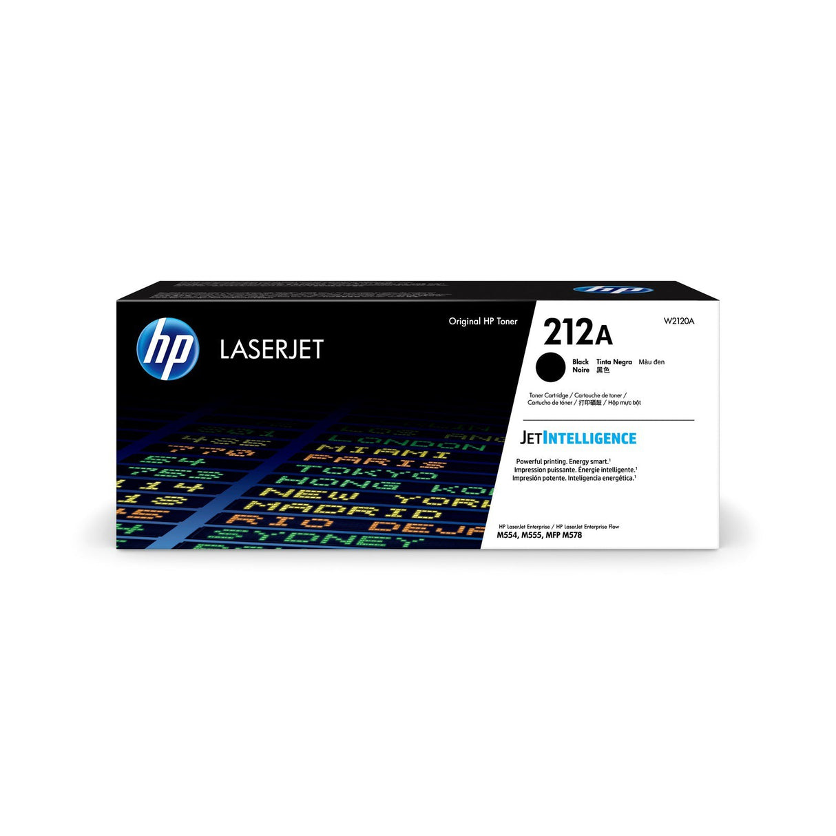 Toner Hp W2120A - Negro - 212A | Para LaserJet Enterprise M554 / M555 / M578 | LaserJet Enterprise Flow M578 | 5,500 páginas, modelo , Toners