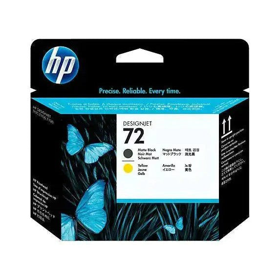 Cabezal Hp C9384A - 72 Matte Black | Yellow - 72 - Hp Designjet - C9384A