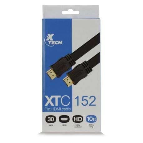 Cable HDMI XTECH 10 pies Macho a Macho | Xtech XTC-152 - XTC-152