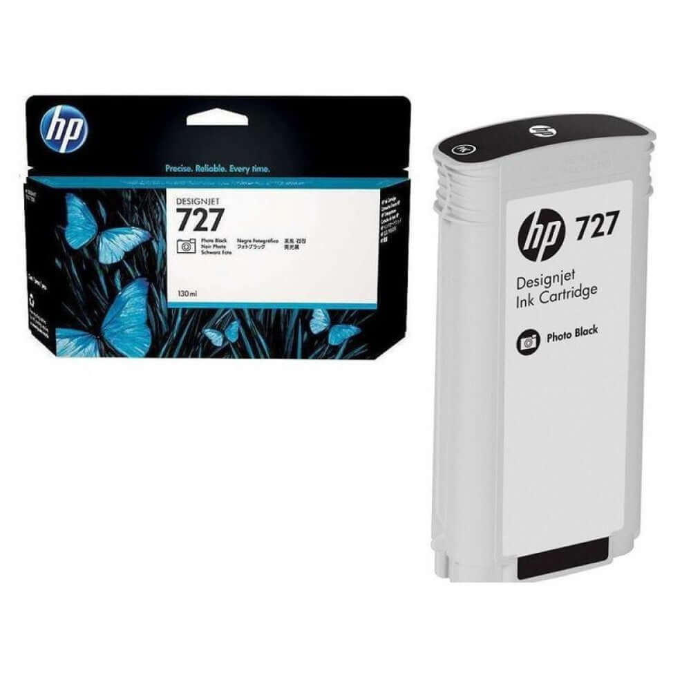Cartucho de tinta HP Designjet 727 Negro fotográfico de 130 ml - B3P23A