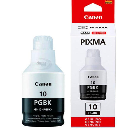 Tinta Canon GI-10PGK NEGRA | G5010/G6010/G7010/GM2010/GM4010