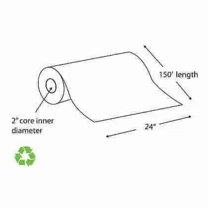 Rollo de Papel Alliance Bond 24" X 150 Pies, 92 brillantes, 20lb, núcleo de 2" para Ploter - 24150
