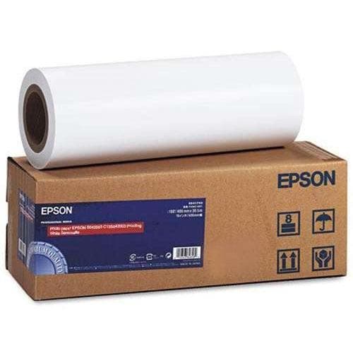 Rollo de Papel Epson Proofing White Semimatte Inkjet - S042003 para Ploter