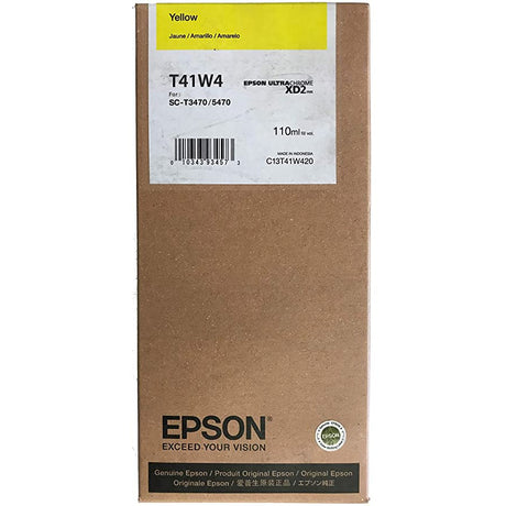 Tinta Epson T41W4 - Amarillo | SC-T3470/3475/5470/5475/5470M