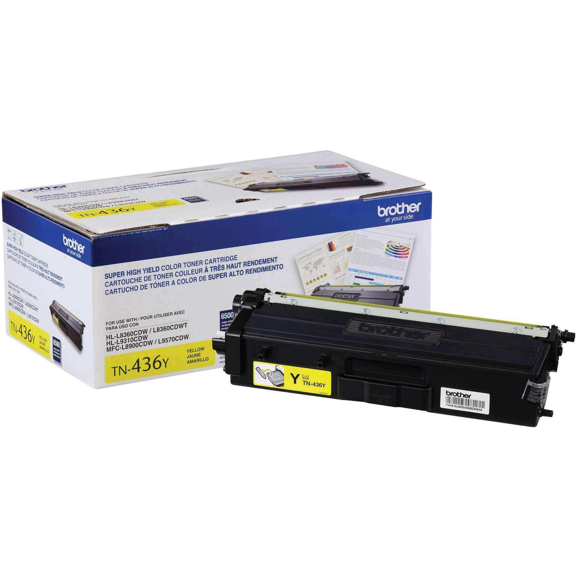 Toner Brother TN-4 36Y Alto Rendimiento Amarillo | TN436Y