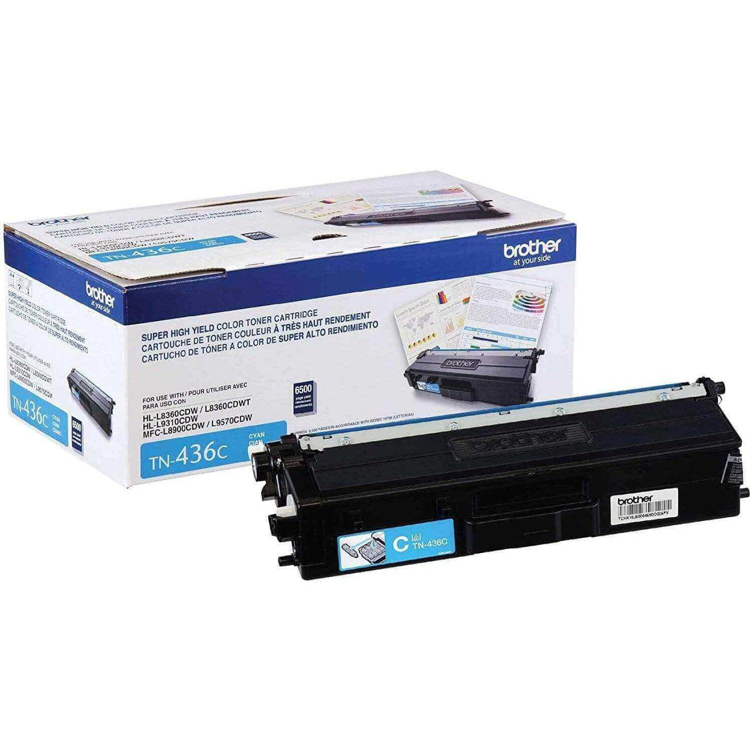 Toner Brother TN-436C Alto Rendimiento Cyan | TN436C