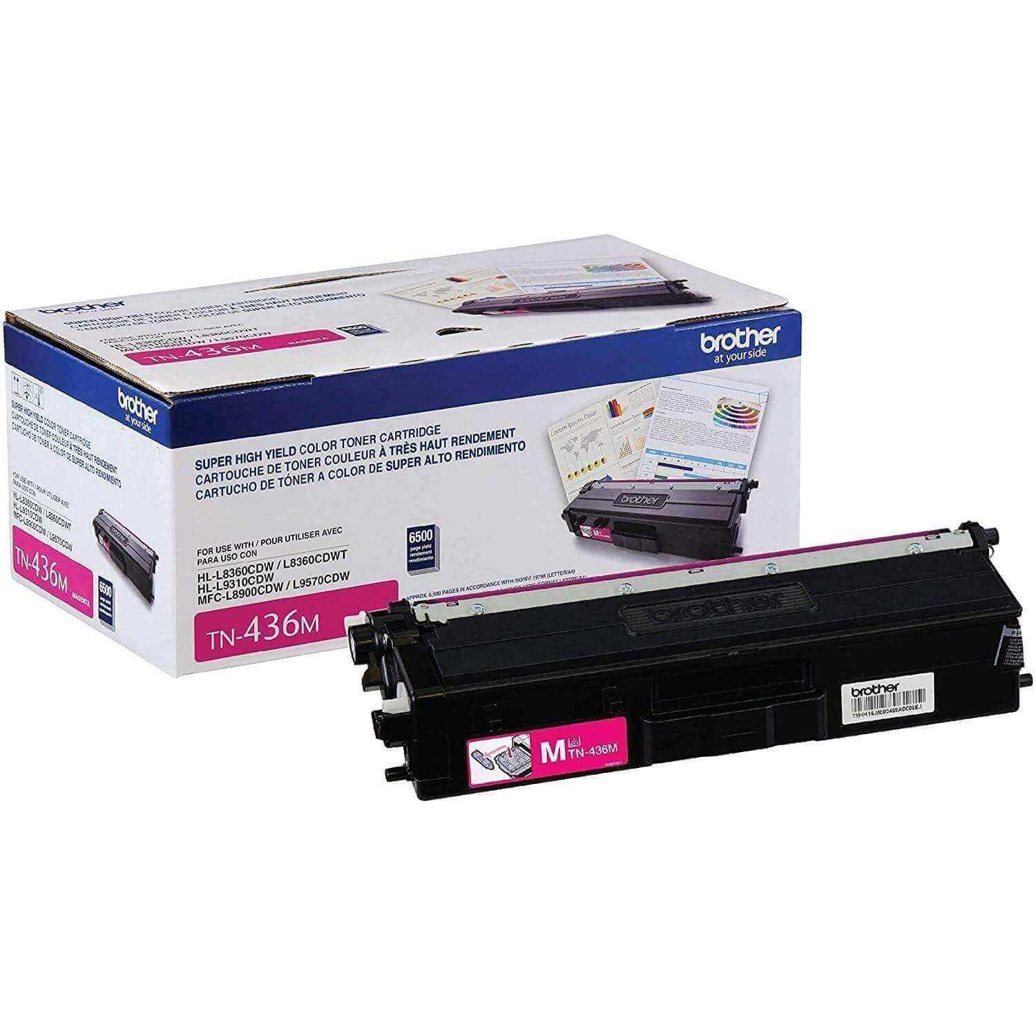 Toner Brother TN-436M Alto Rendimiento Magenta | TN436M