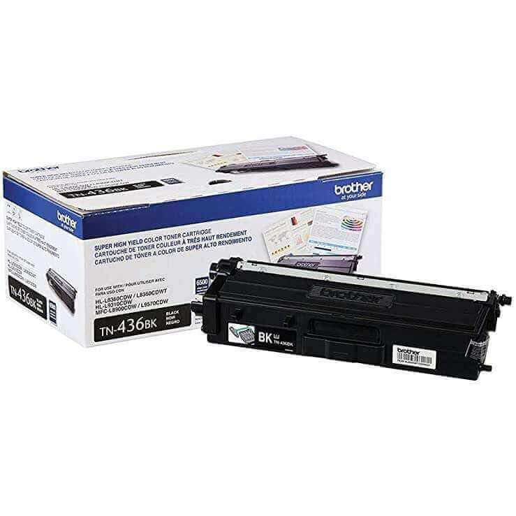 Toner Brother TN-436BK Alto Rendimiento Negro| TN436BK