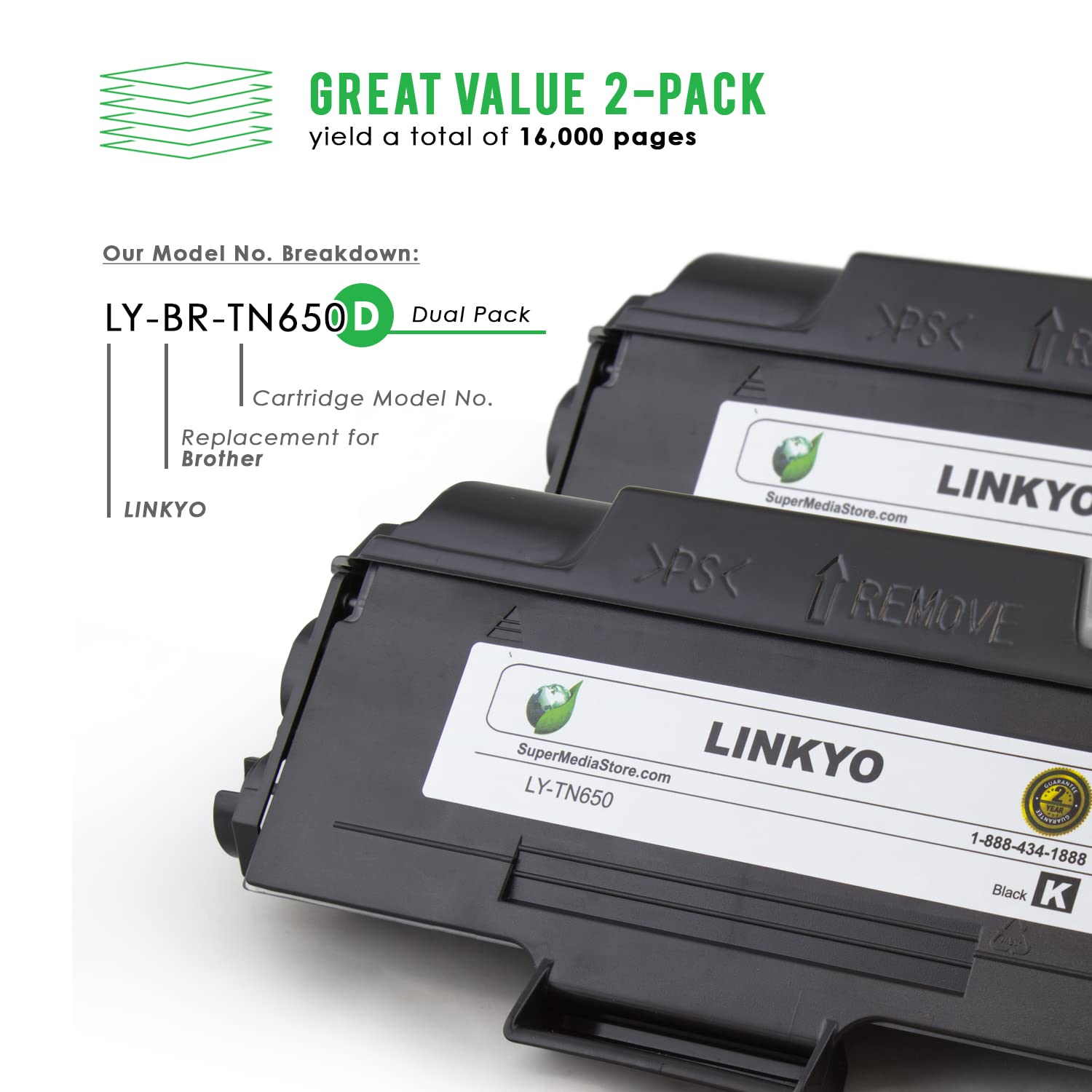 Toner Generico Brother TN650 | LY-TN650