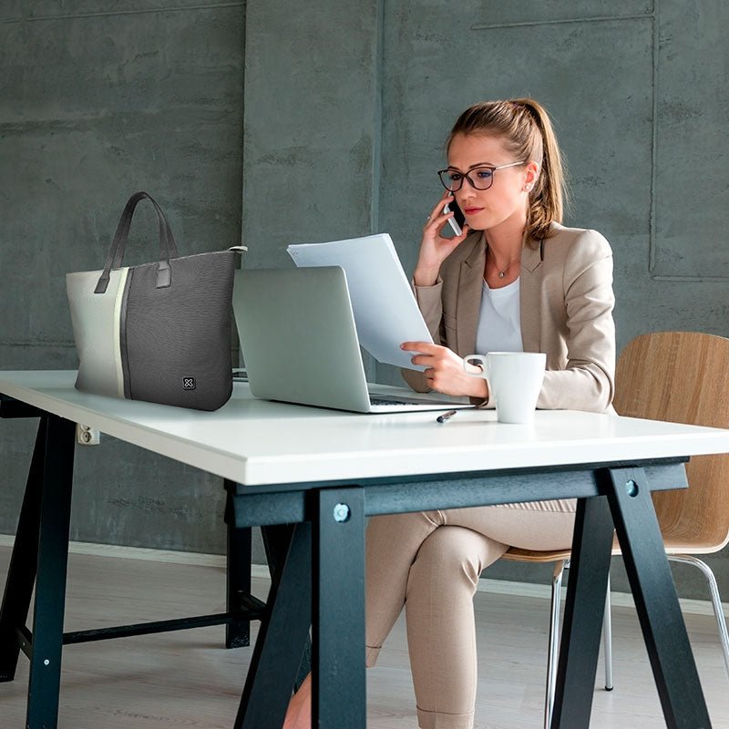 Bolso de Manos para Damas Modelo Capri 15,6" - KLB-461GR Gris, modelo , maletin