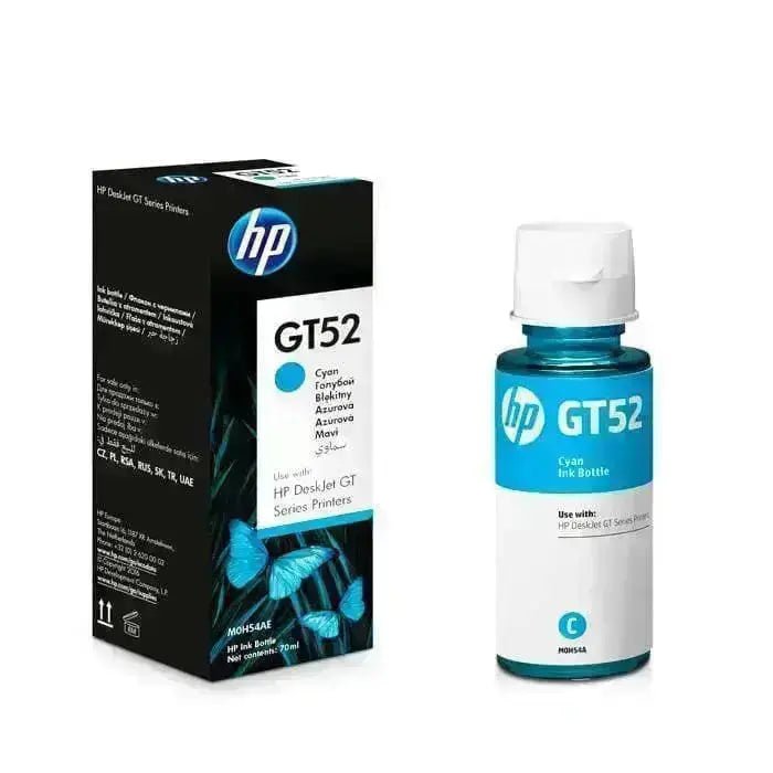 Botella de Tinta HP GT52 Cyan | Ink Tank 315/110/115/415 - DeskJet GT-5810/5820 - Smart Tank 580 / 750 | 8,000 páginas, modelo , Tintas Hp
