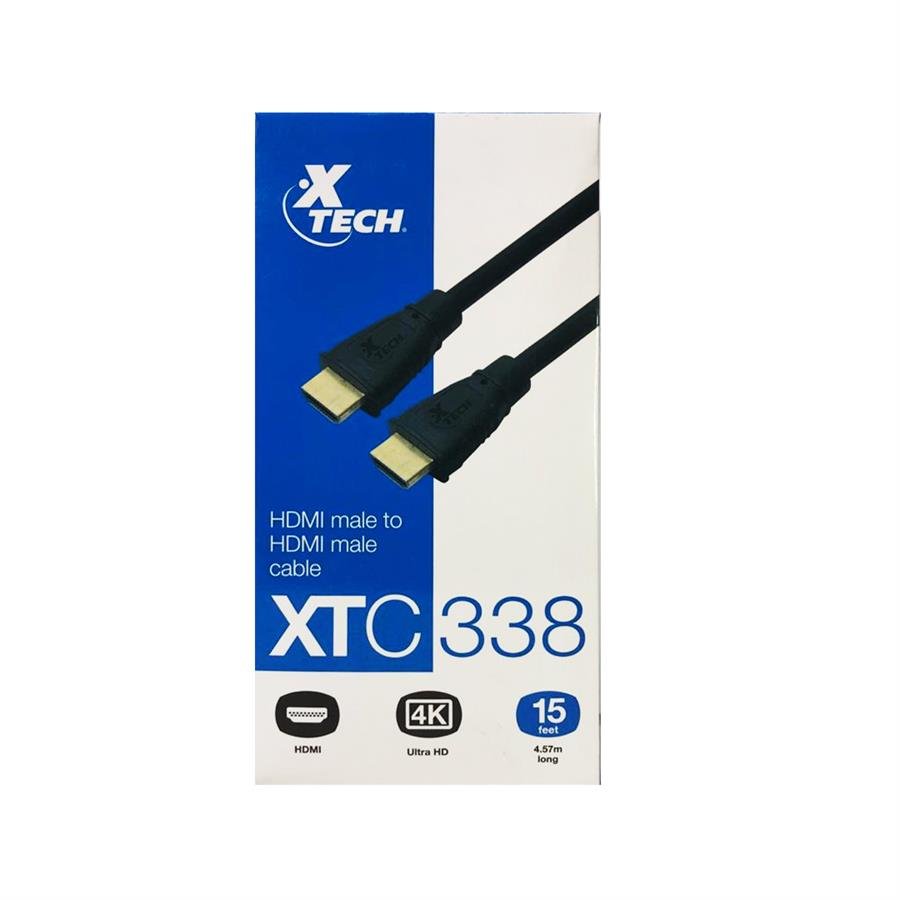 Cable con conector HDMI macho a HDMI macho Xtc-388, modelo , Cable