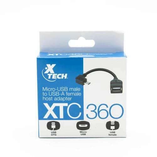 Cable XTech Adaptador Micro USB macho a USB-A Hembra XTECH XTC-360, modelo , Cable