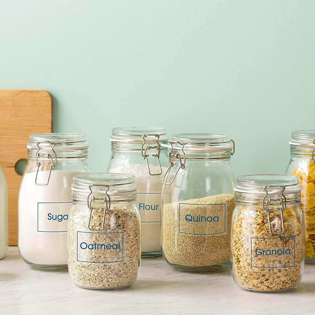 Etiqueta Avery Rectangular para impresoras Láser InkJet- Cristal Transparente Brillante, modelo , Etiquetas