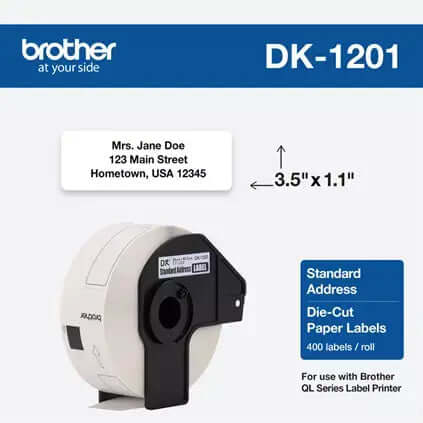 Etiqueta Brother DK-1201, modelo , Etiquetas