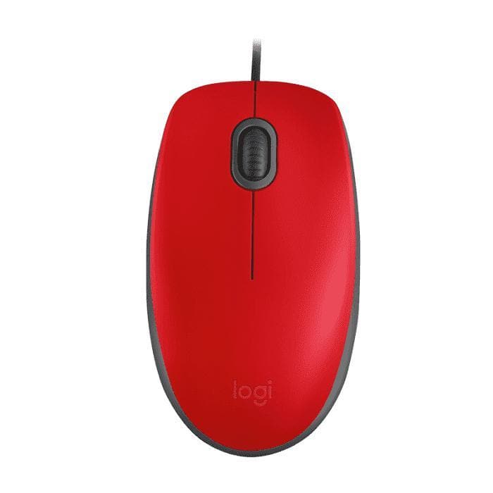Mouse (Raton) Logitech M110 Silent-Rojo, modelo , Mouse