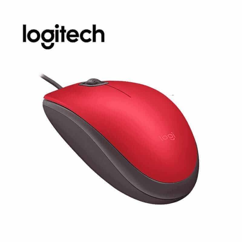 Mouse (Raton) Logitech M110 Silent-Rojo, modelo , Mouse