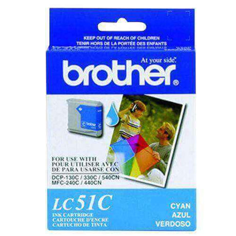 Tinta Brother LC-51C Cyan, modelo , Tintas Brother