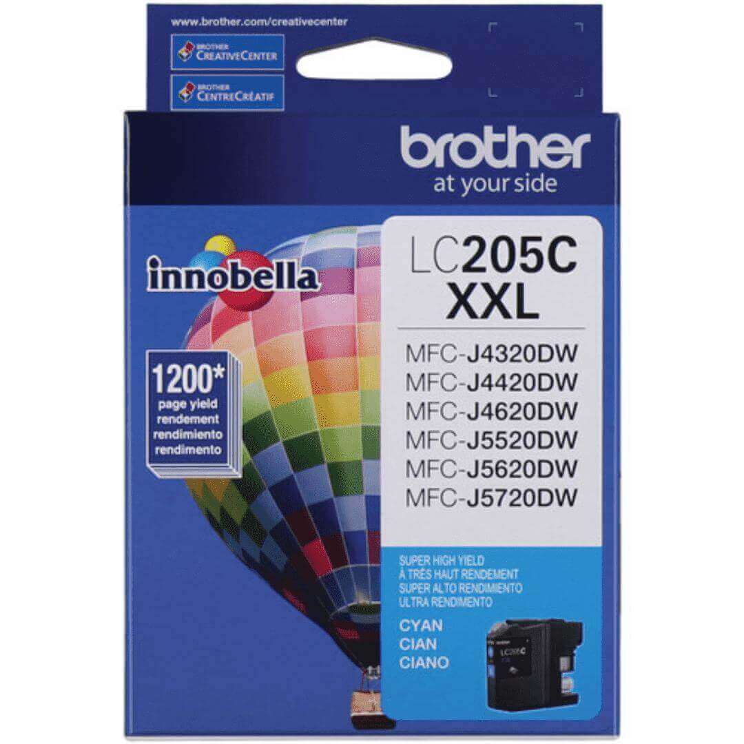 Tinta Brother Lc205C Xxl, modelo , Tintas Brother